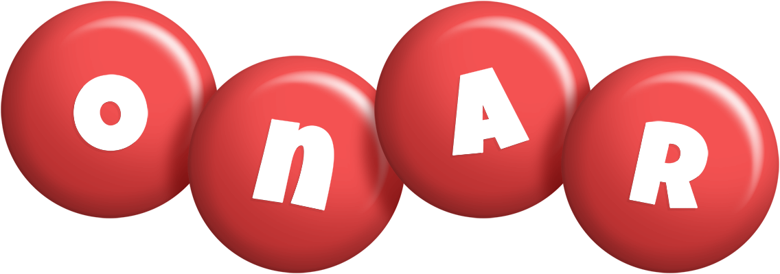 Onar candy-red logo