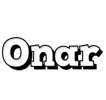 Onar snowing logo