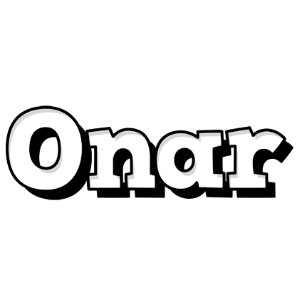 Onar snowing logo