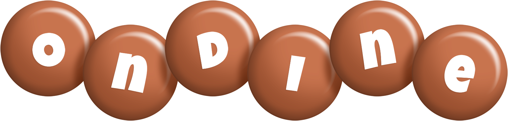 Ondine candy-brown logo