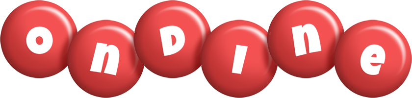 Ondine candy-red logo