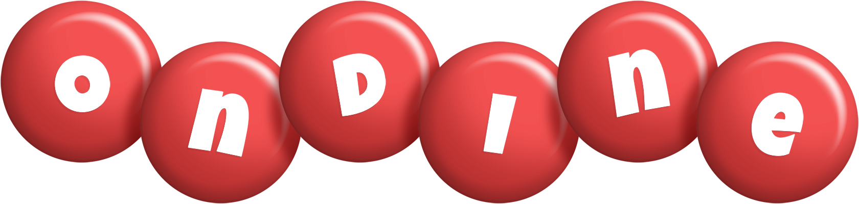 Ondine candy-red logo
