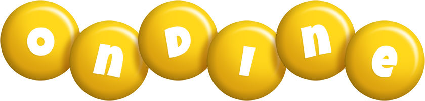 Ondine candy-yellow logo