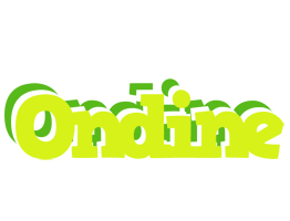 Ondine citrus logo