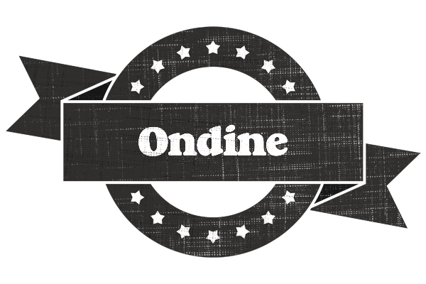 Ondine grunge logo