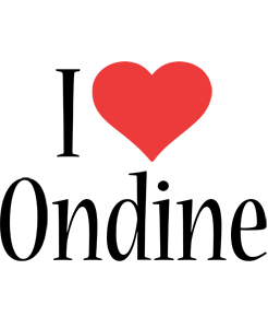Ondine i-love logo