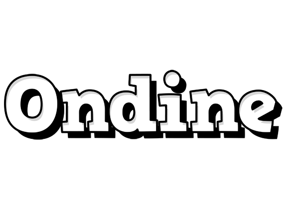 Ondine snowing logo
