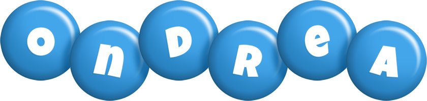 Ondrea candy-blue logo