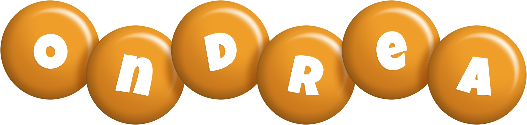 Ondrea candy-orange logo