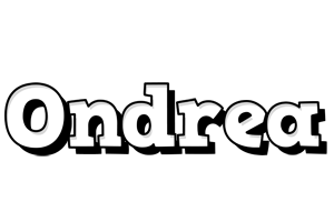 Ondrea snowing logo