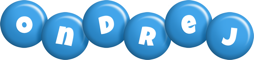 Ondrej candy-blue logo