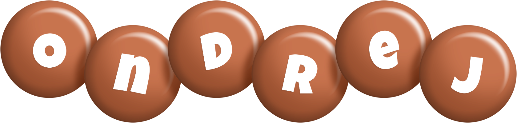 Ondrej candy-brown logo