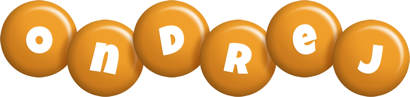 Ondrej candy-orange logo