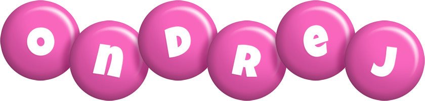 Ondrej candy-pink logo