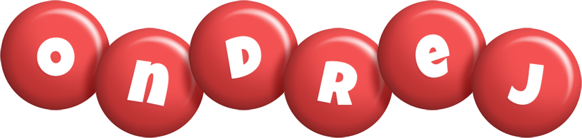 Ondrej candy-red logo