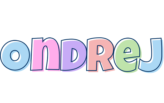 Ondrej pastel logo