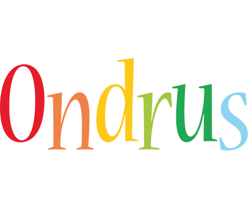 Ondrus birthday logo