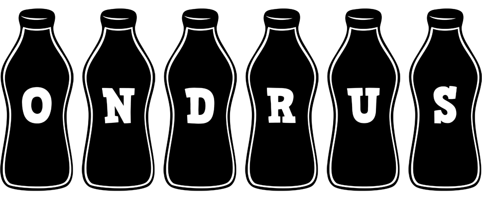 Ondrus bottle logo