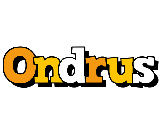 Ondrus cartoon logo