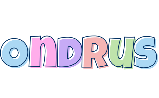 Ondrus pastel logo
