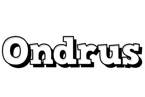 Ondrus snowing logo