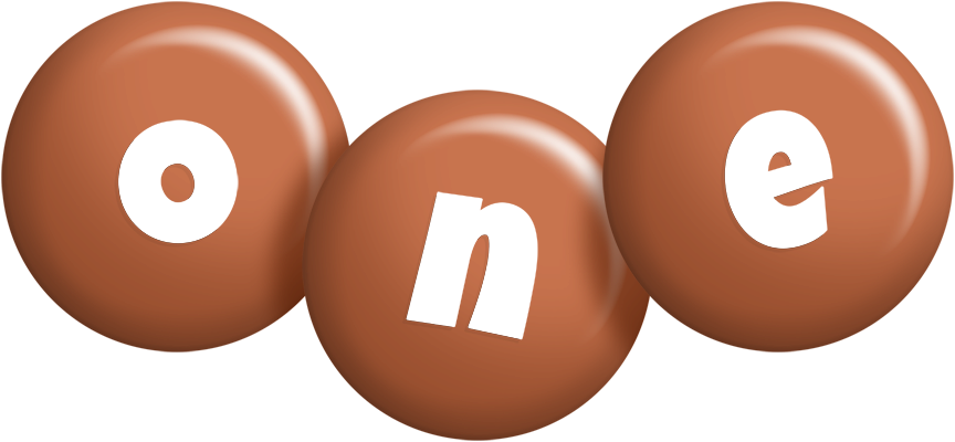 One candy-brown logo