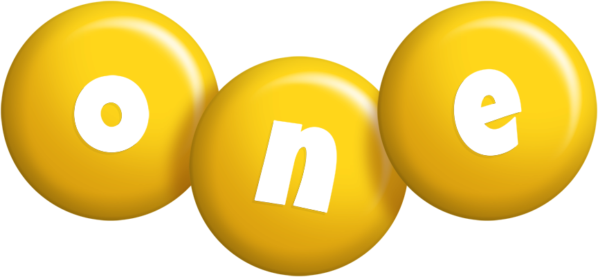 One candy-yellow logo
