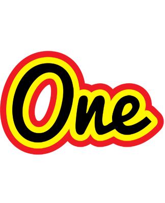 One flaming logo