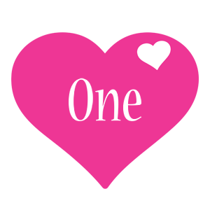 One love-heart logo