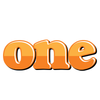 One orange logo