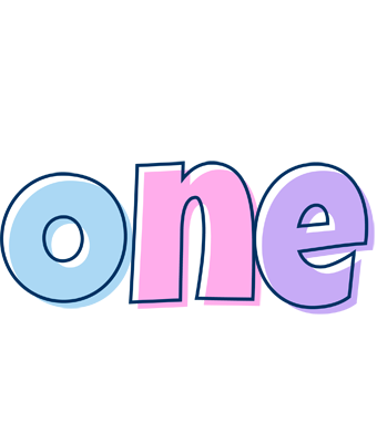One pastel logo