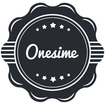 Onesime badge logo