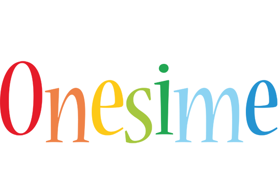 Onesime birthday logo