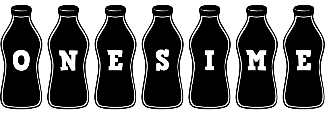 Onesime bottle logo