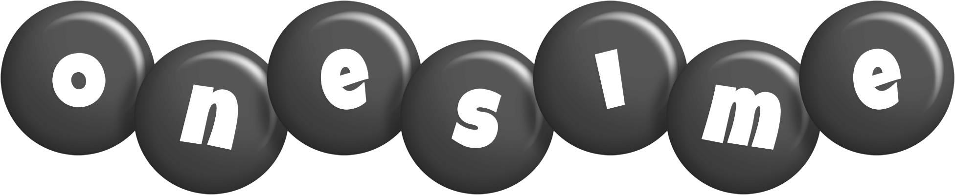 Onesime candy-black logo