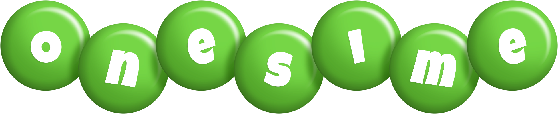 Onesime candy-green logo