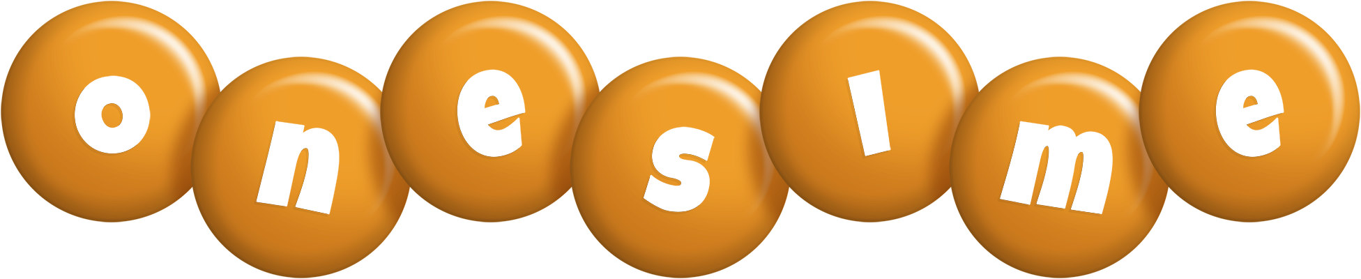 Onesime candy-orange logo