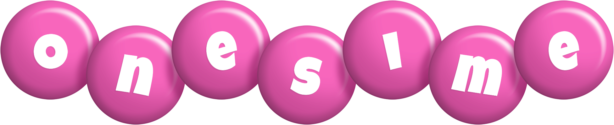 Onesime candy-pink logo