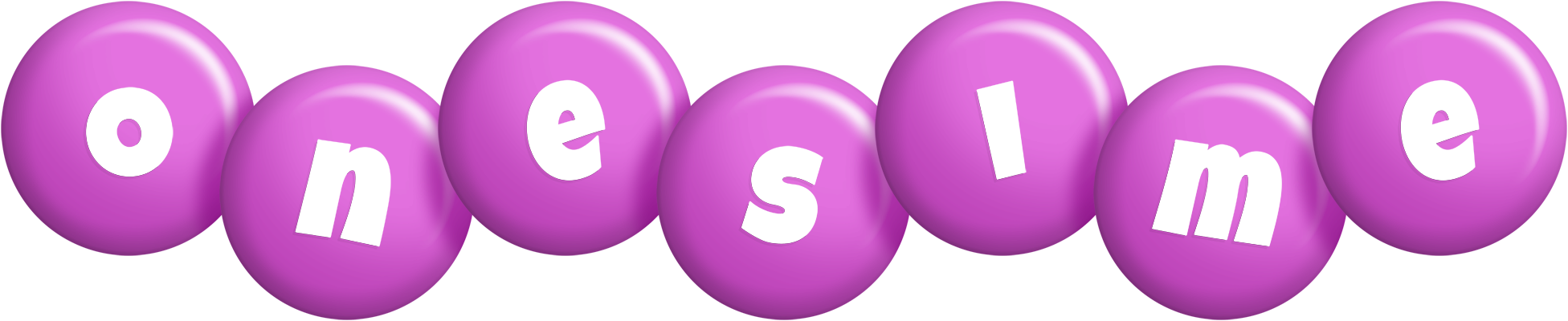 Onesime candy-purple logo