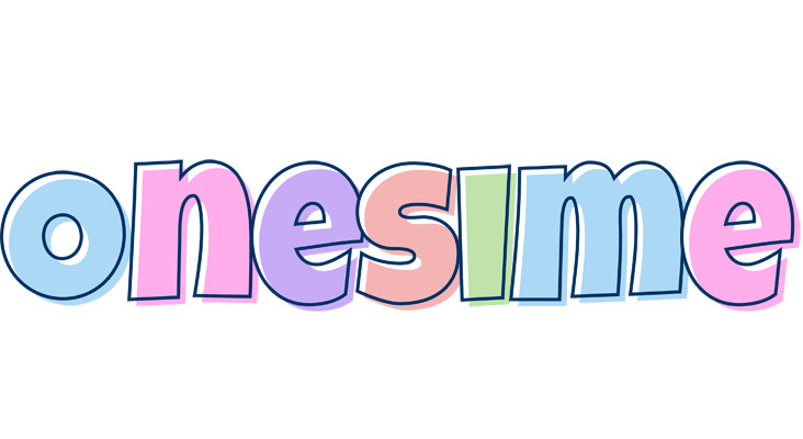 Onesime pastel logo