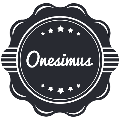 Onesimus badge logo