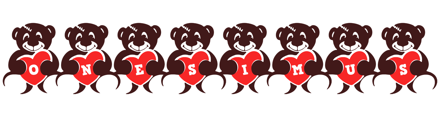 Onesimus bear logo