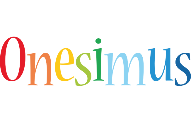 Onesimus birthday logo