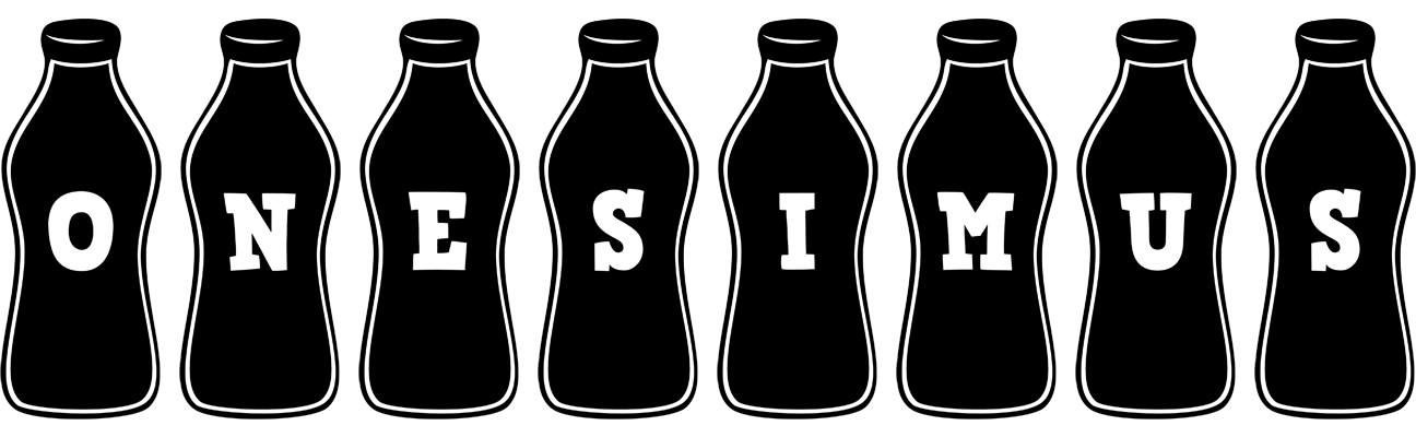 Onesimus bottle logo
