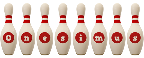 Onesimus bowling-pin logo