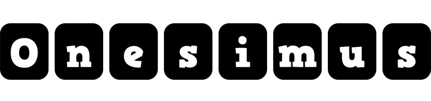 Onesimus box logo