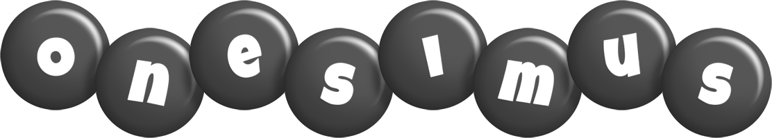 Onesimus candy-black logo