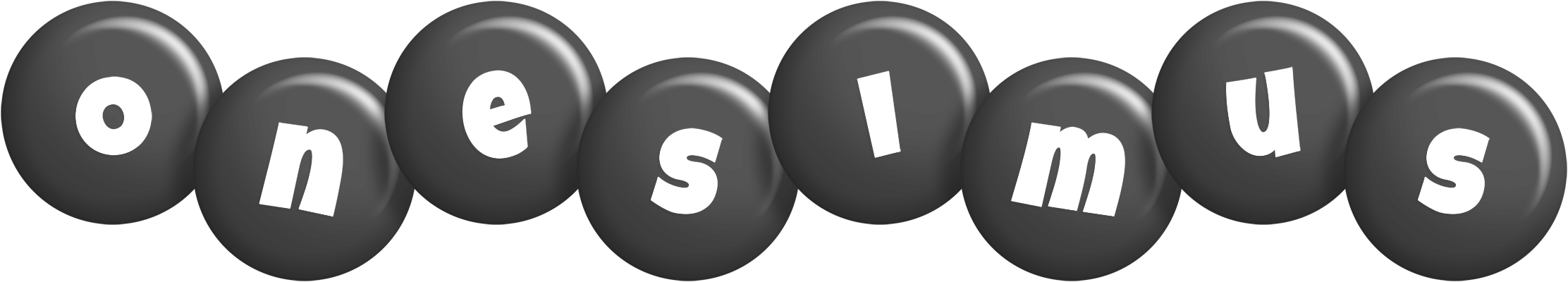 Onesimus candy-black logo