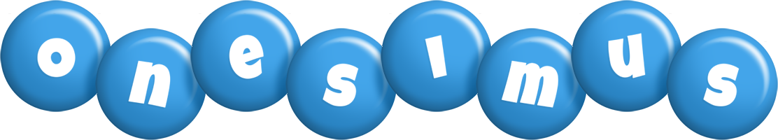 Onesimus candy-blue logo
