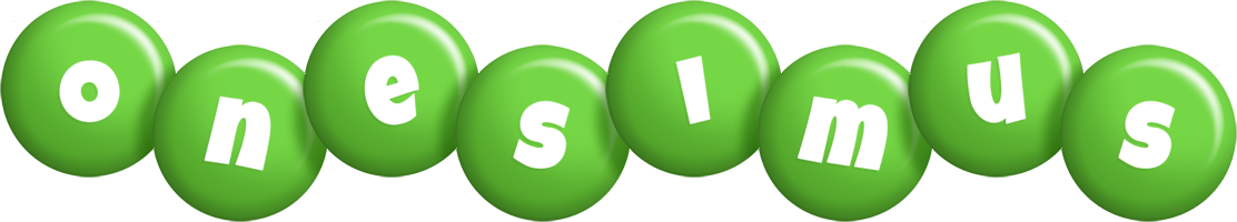 Onesimus candy-green logo